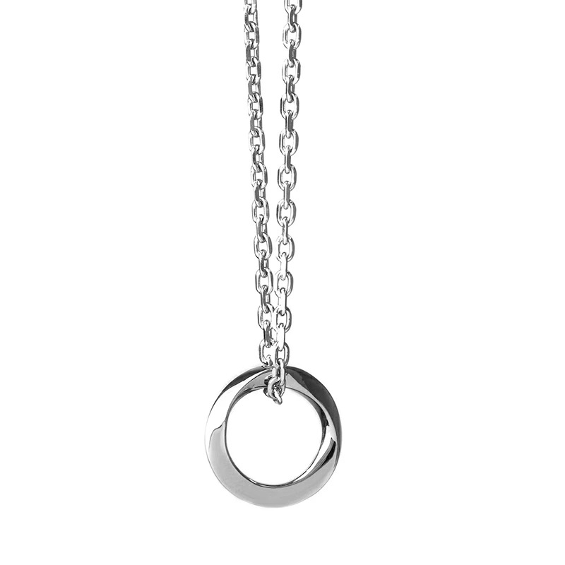 ライオンハート LH-1 ワン ツイスト リング ネックレス サージカルステンレス316L 金属アレルギー対応 03NE072ASV LION HEART ステンレスネックレス メンズ 人気 ライオンハート LH-1 ワン ツイスト リング ネックレス サージカルステンレス316L 金属アレルギー対応 03NE072ASV LION HEART ステンレスネックレス メンズ 人気