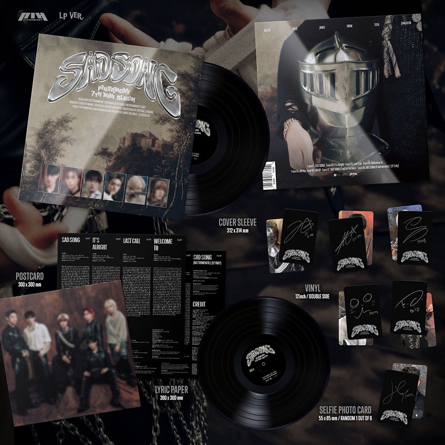 (VINYL LP) P1Harmony - SAD SONG (7枚目のミニアルバム) (VINYL LP) P1Harmony - SAD SONG (7枚目のミニアルバム)