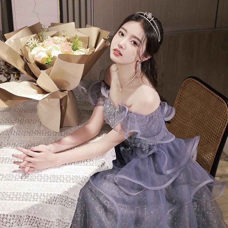 Hot!!!パーティードレス新作 気質 結婚式ワンピース 演奏会 ドレス ウェディングドレス 花嫁ロングドレス 卒業式 成人式 ワンピース