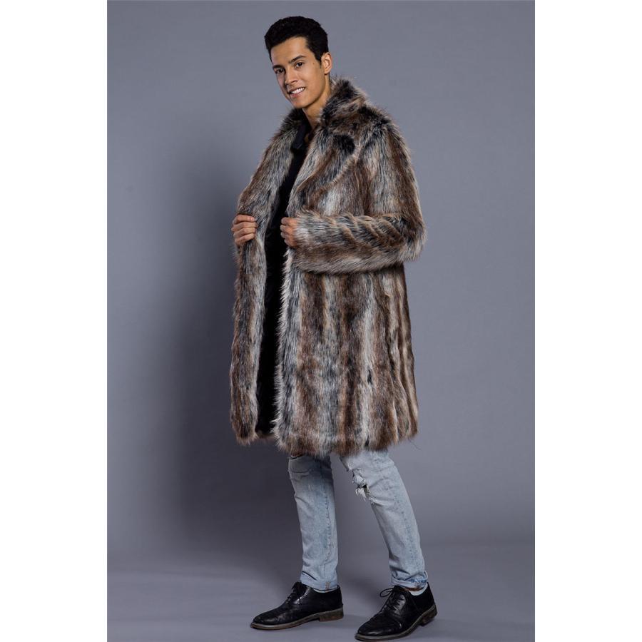 ファーコート メンズ 厚手 毛皮コート ロングコート フェイクファー 冬物 暖かい カジュアル ジャンパー アウター カジュアル ふわふわ ファーコート メンズ 厚手 毛皮コート ロングコート フェイクファー 冬物 暖かい カジュアル ジャンパー アウター カジュアル ふわふわ