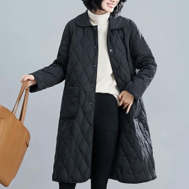 キルティングコートコートレディースロングキルティングジャケット中綿コートコートアウターロングコートカジュアル軽いゆったり無地あったか薄暖かい3050黒40防寒冬秋冬カーディガンポケット付き キルティングコートコートレディースロングキルティングジャケット中綿コートコートアウターロングコートカジュアル軽いゆったり無地あったか薄暖かい3050黒40防寒冬秋冬カーディガンポケット付き