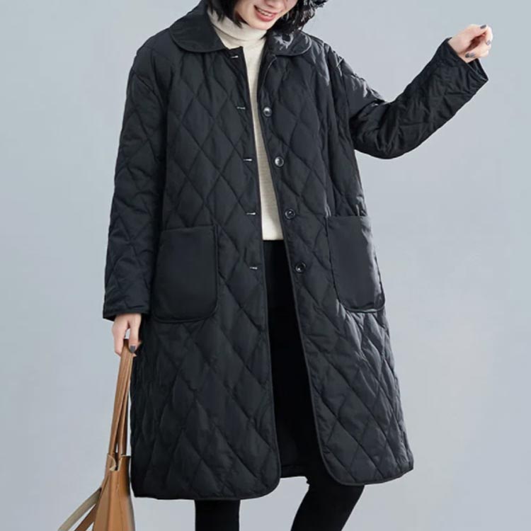 キルティングコートコートレディースロングキルティングジャケット中綿コートコートアウターロングコートカジュアル軽いゆったり無地あったか薄暖かい3050黒40防寒冬秋冬カーディガンポケット付き キルティングコートコートレディースロングキルティングジャケット中綿コートコートアウターロングコートカジュアル軽いゆったり無地あったか薄暖かい3050黒40防寒冬秋冬カーディガンポケット付き
