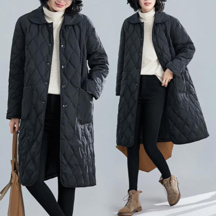 キルティングコートコートレディースロングキルティングジャケット中綿コートコートアウターロングコートカジュアル軽いゆったり無地あったか薄暖かい3050黒40防寒冬秋冬カーディガンポケット付き キルティングコートコートレディースロングキルティングジャケット中綿コートコートアウターロングコートカジュアル軽いゆったり無地あったか薄暖かい3050黒40防寒冬秋冬カーディガンポケット付き