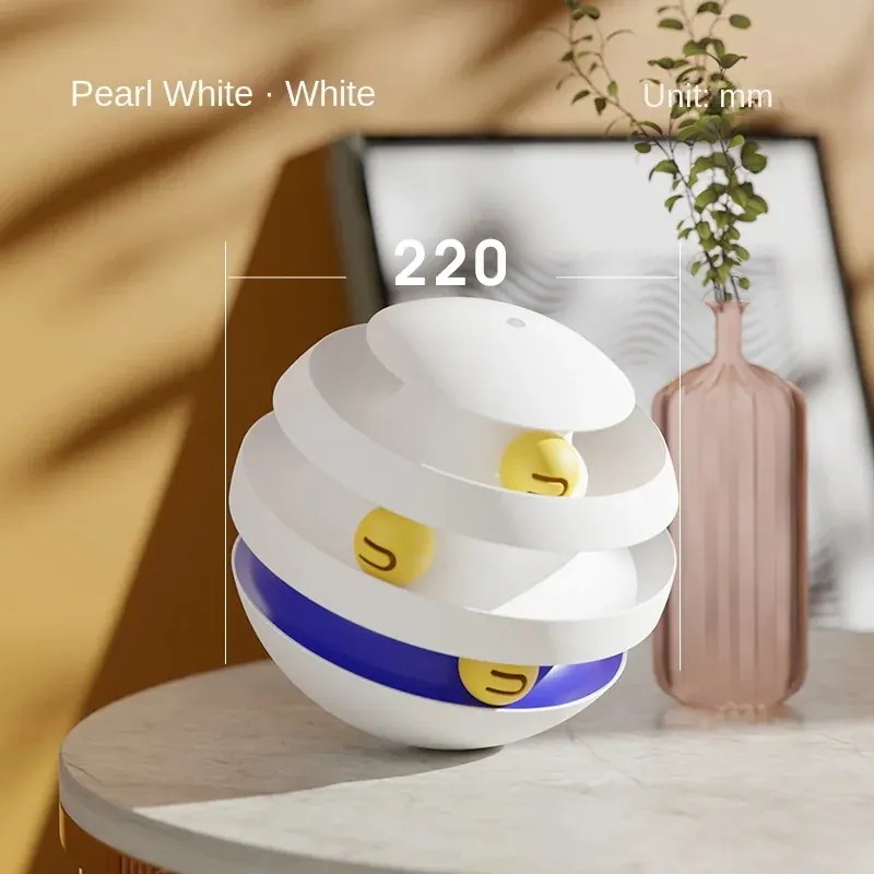 3営業日発送自己リラクゼーションのための猫のタンブラーおもちゃ回転ホイールローリングボールインタラクティブインテリジェンストレーニングトラックパズル楽しいゲーム