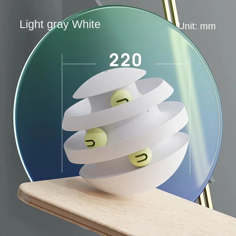 3営業日発送自己リラクゼーションのための猫のタンブラーおもちゃ回転ホイールローリングボールインタラクティブインテリジェンストレーニングトラックパズル楽しいゲーム