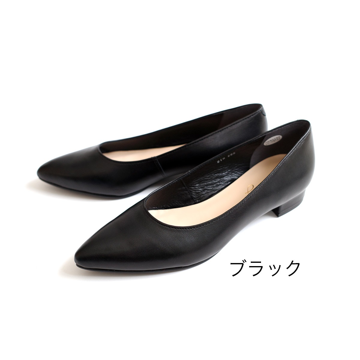 美脚ローヒールパンプス日本製本革 レディース 美脚ローヒールパンプス日本製本革 レディース