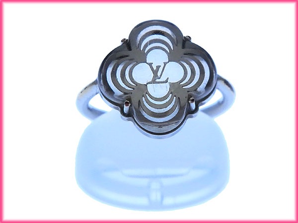 指輪 リング アクセサリー モノグラムフラワー バーグアラフォリ グリ(シルバー) 中古 指輪 リング アクセサリー モノグラムフラワー バーグアラフォリ グリ(シルバー) 中古