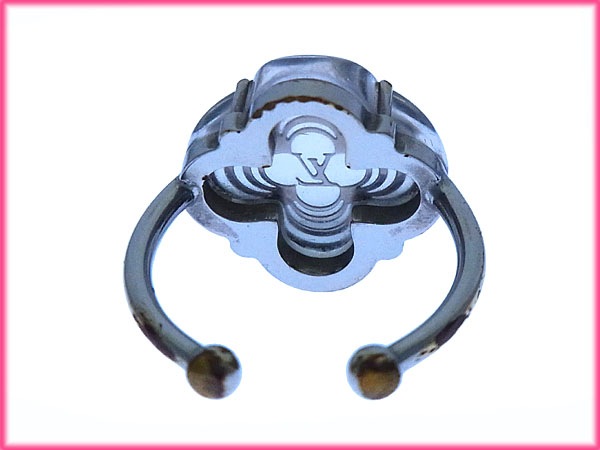 指輪 リング アクセサリー モノグラムフラワー バーグアラフォリ グリ(シルバー) 中古 指輪 リング アクセサリー モノグラムフラワー バーグアラフォリ グリ(シルバー) 中古