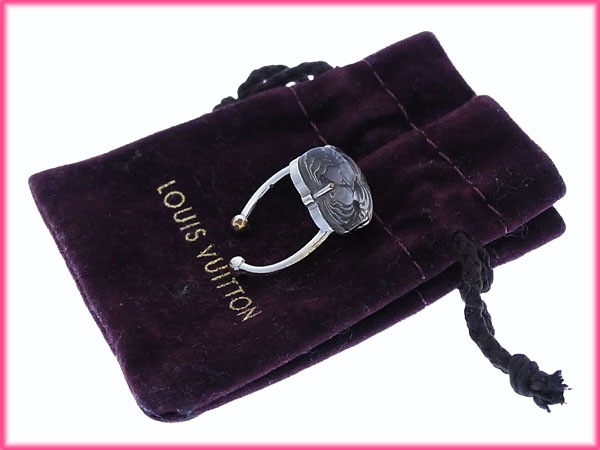 指輪 リング アクセサリー モノグラムフラワー バーグアラフォリ グリ(シルバー) 中古 指輪 リング アクセサリー モノグラムフラワー バーグアラフォリ グリ(シルバー) 中古