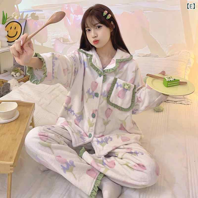 ルームウェア レディース パジャマ 部屋着 ガーリー コーラルベルベット フランネル 春秋冬 長袖 ラウンドネック スクエアネック プルオーバー 暖かい ホームウェア ホワイト ブルー グリーン ルームウェア レディース パジャマ 部屋着 ガーリー コーラルベルベット フランネル 春秋冬 長袖 ラウンドネック スクエアネック プルオーバー 暖かい ホームウェア ホワイト ブルー グリーン