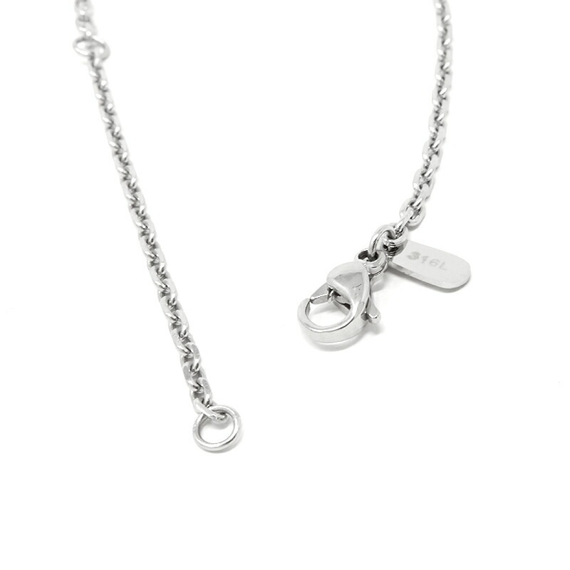 ライオンハート LH-1 タテガミ ダブルリング ネックレス フラグメント サージカルステンレス (シルバー) 金属アレルギー対応 03NE069ASV LION HEART メンズ 男性