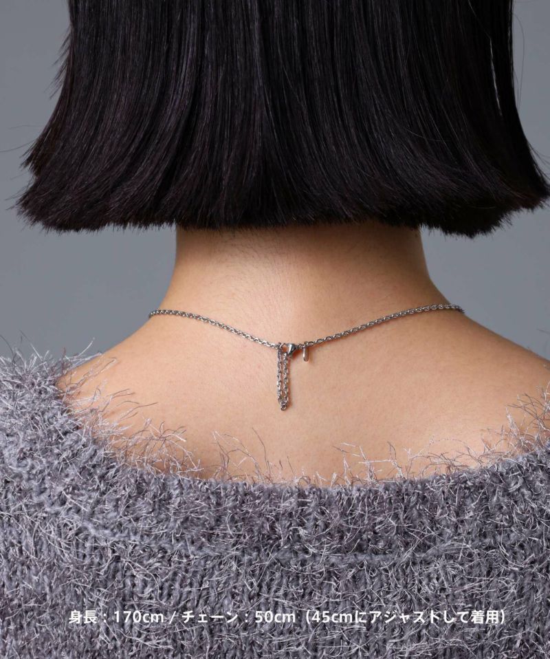 ライオンハート LH-1 タテガミ ダブルリング ネックレス フラグメント サージカルステンレス (シルバー) 金属アレルギー対応 03NE069ASV LION HEART メンズ 男性