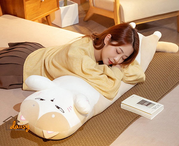 Qoo10] 90CM 猫 ぬいぐるみ 抱き枕 手触り