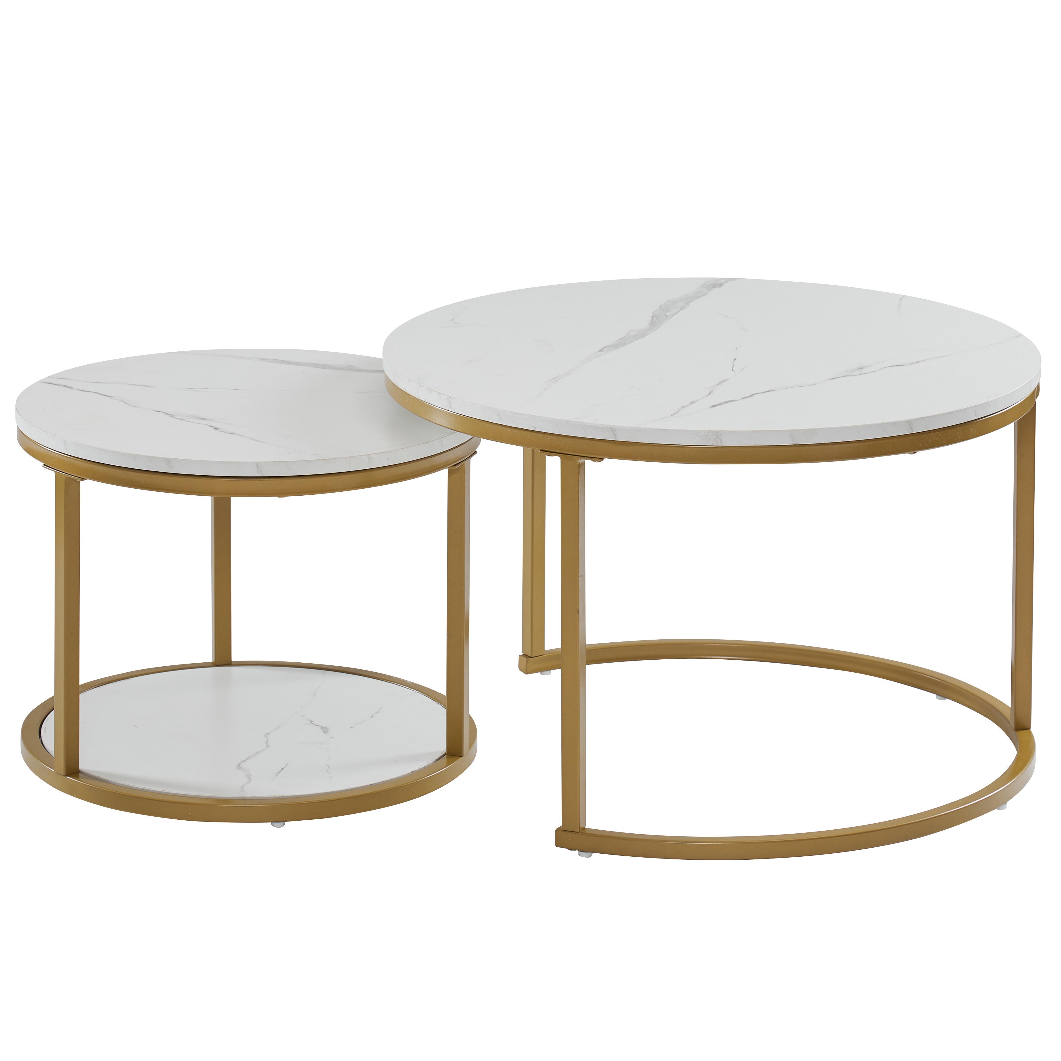 国内発送】新作 ホワイト ネストテーブル ローテーブル センター