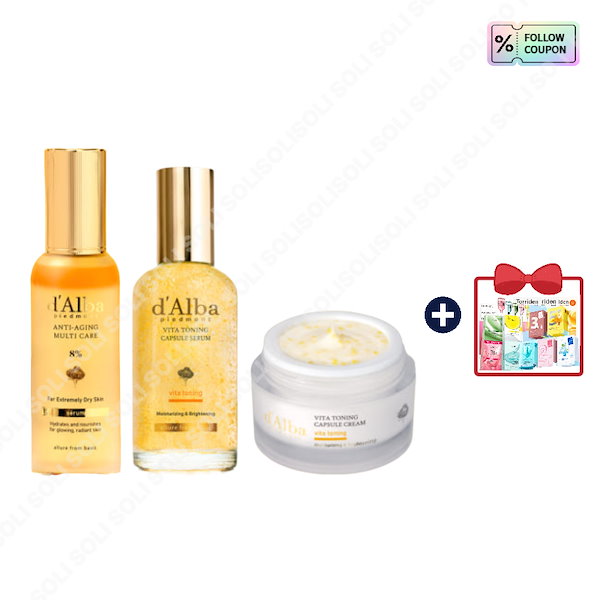 ダルバ d'Alba ダブルセラム クリーム スプレー トナー 3点セット ダルバ d'Alba ダブルセラム クリーム スプレー トナー 3点セット