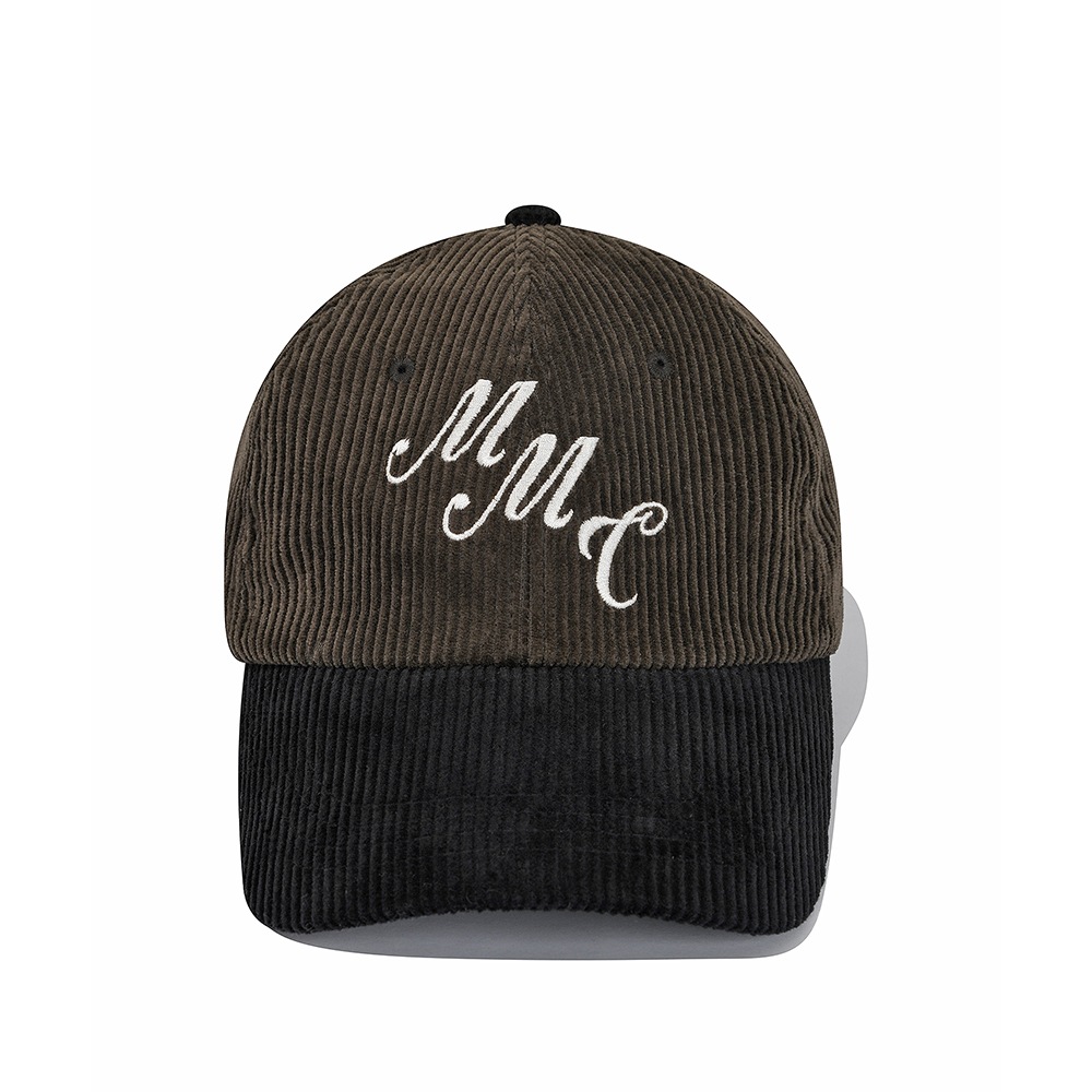 SP M.M.C LOGO CORDUROY BALL CAP-2 COLOR