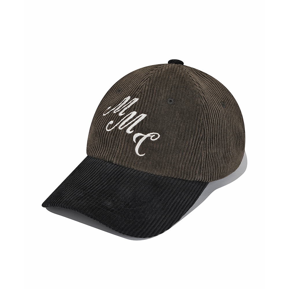 SP M.M.C LOGO CORDUROY BALL CAP-2 COLOR