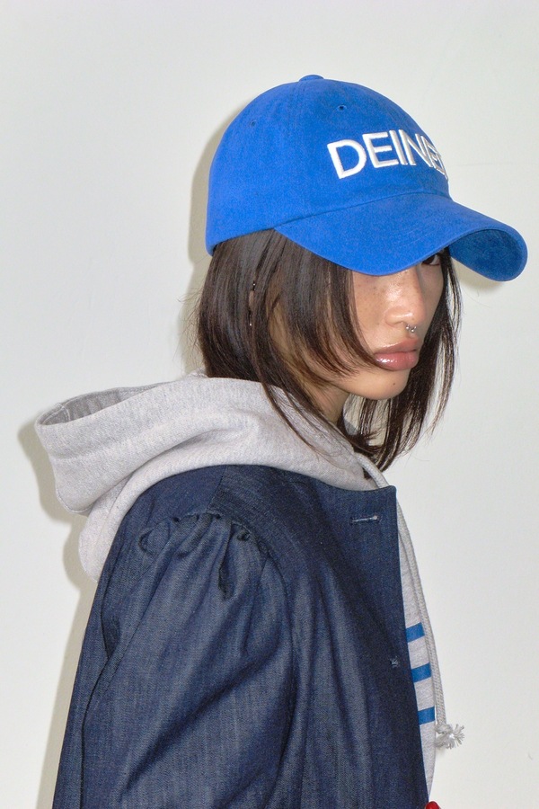 DEINET 関税込 ロゴキャップ DEINET】 DEINET LOGO CAP : BLUE キャップ