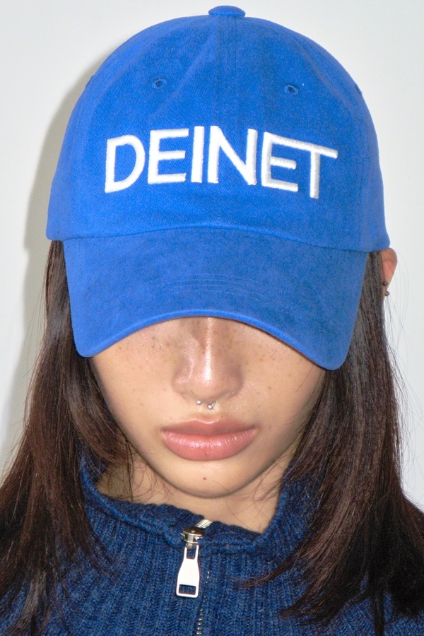 DEINET】 DEINET LOGO CAP : BLUE キャップ