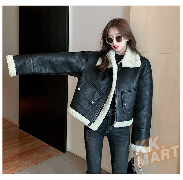 ジャケット　レザージャケット　アウター　レディース　新品　おしゃれ Qoo10] 新品 大人気 秋冬 レザージャケットレデ