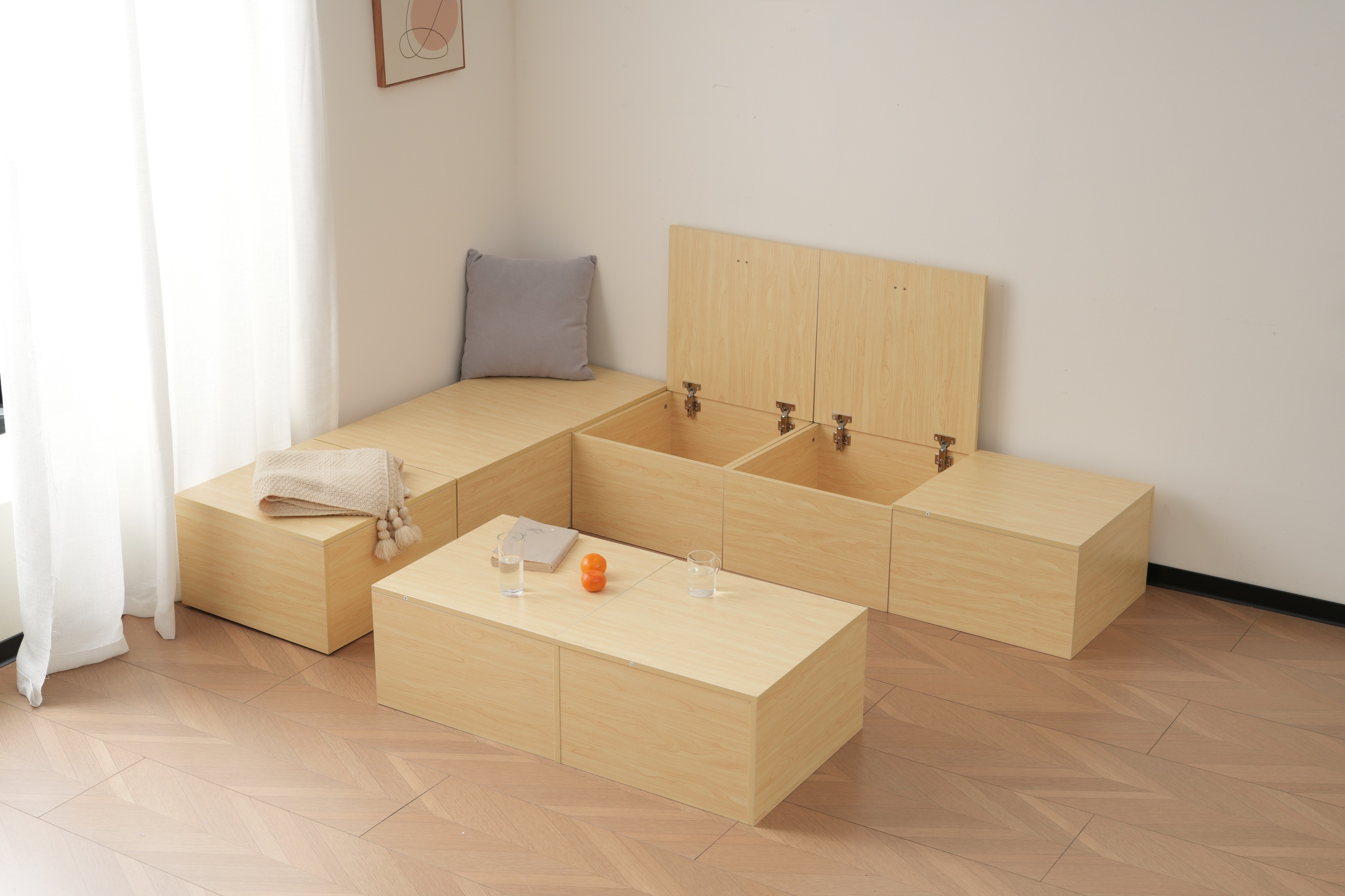 【国内発送&送·料·無·料】【上開きボックス2個】 収納ベッド ユニット 収納ボックス 小上がり ユニットベッド 50×50×30cm 組み合わせ自由自在 収納ベンチ 収納箱 ベッド 箱型 ベッドフレ 【国内発送&送·料·無·料】【上開きボックス2個】 収納ベッド ユニット 収納ボックス 小上がり ユニットベッド 50×50×30cm 組み合わせ自由自在 収納ベンチ 収納箱 ベッド 箱型 ベッドフレ