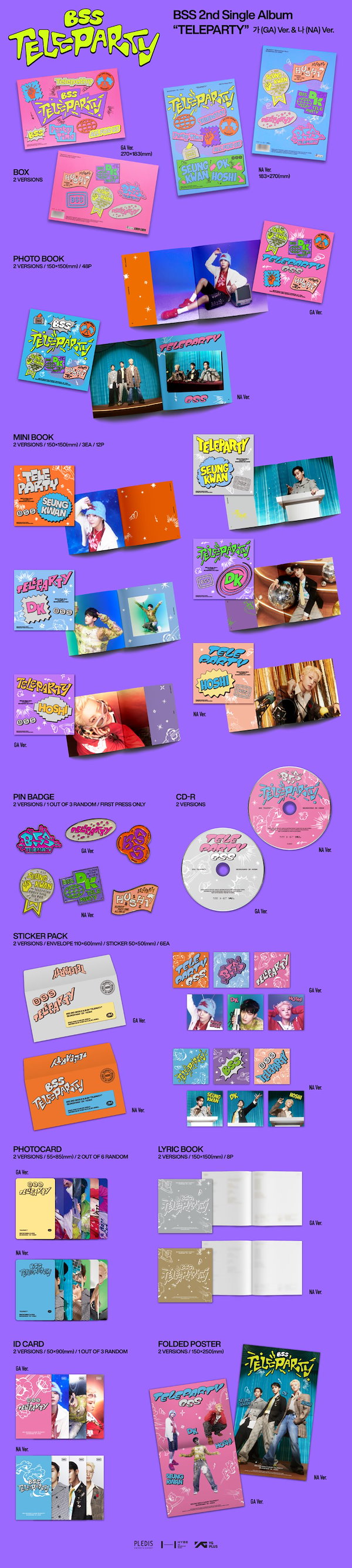 Qoo10] Pledis Entertainment BSS (SEVENTEEN) 2nd
