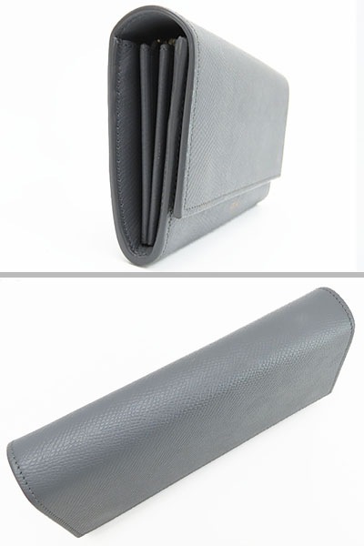 外超美品セリーヌラージフラップウォレット二つ折り長財布ミディアムグレーグレインドカーフレザー10B563BEL.09GM 外超美品セリーヌラージフラップウォレット二つ折り長財布ミディアムグレーグレインドカーフレザー10B563BEL.09GM