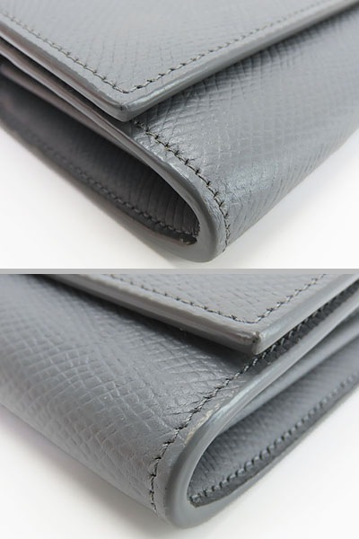 外超美品セリーヌラージフラップウォレット二つ折り長財布ミディアムグレーグレインドカーフレザー10B563BEL.09GM 外超美品セリーヌラージフラップウォレット二つ折り長財布ミディアムグレーグレインドカーフレザー10B563BEL.09GM