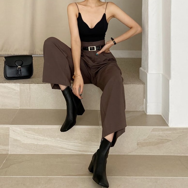 【送料無料】レディース マニッシュ パンツスーツ セットアップ ジャケット + パンツ 【送料無料】レディース マニッシュ パンツスーツ セットアップ ジャケット + パンツ