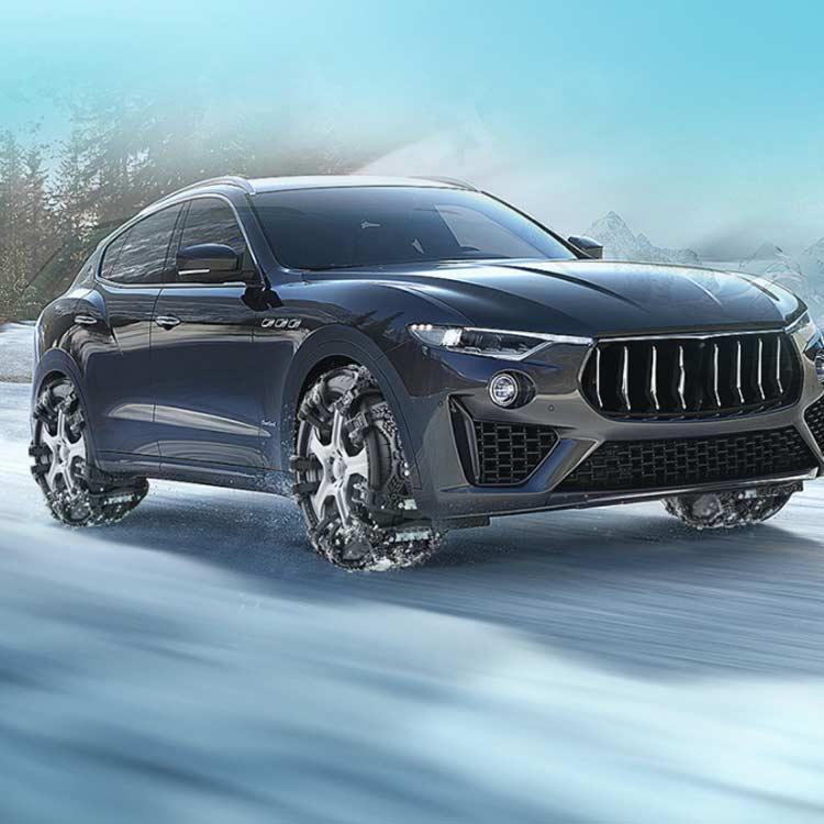 タイヤチェーン 最新改良 車用タイヤチェーン スノーチェーン 非金属 全新改良版パターン 取り付け簡単 ジャッキアップ不要 4本入 165mm-28