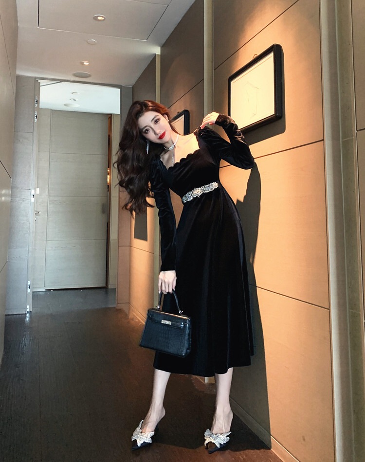 ワンピース ロングワンピース ロング 膝丈 ショート丈 ウエストマーク ハイウエスト ドレス 長袖 ベルベット スクエアカラー シフォン フレア フリル スリット エレガント 清楚感 大人可愛い 大人 ワンピース ロングワンピース ロング 膝丈 ショート丈 ウエストマーク ハイウエスト ドレス 長袖 ベルベット スクエアカラー シフォン フレア フリル スリット エレガント 清楚感 大人可愛い 大人