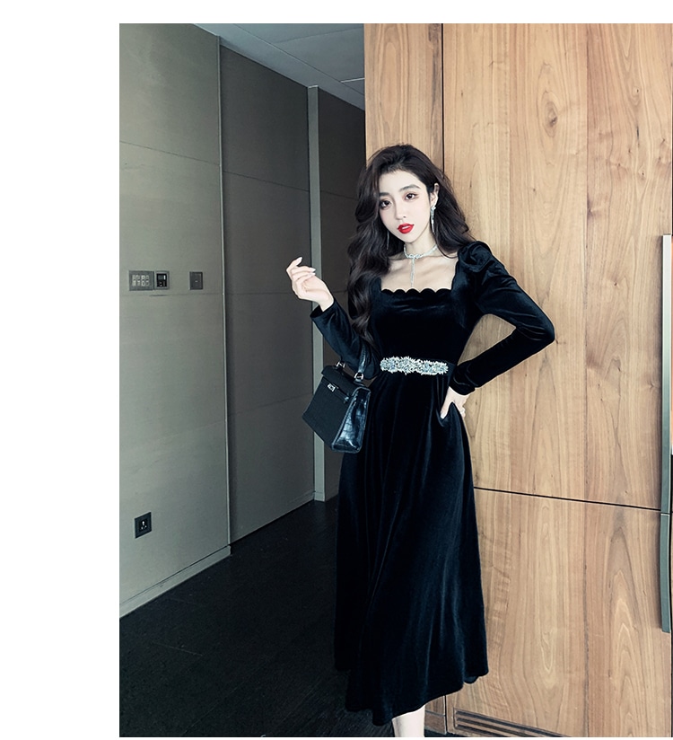 ワンピース ロングワンピース ロング 膝丈 ショート丈 ウエストマーク ハイウエスト ドレス 長袖 ベルベット スクエアカラー シフォン フレア フリル スリット エレガント 清楚感 大人可愛い 大人 ワンピース ロングワンピース ロング 膝丈 ショート丈 ウエストマーク ハイウエスト ドレス 長袖 ベルベット スクエアカラー シフォン フレア フリル スリット エレガント 清楚感 大人可愛い 大人