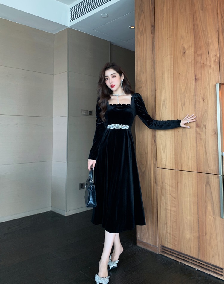 ワンピース ロングワンピース ロング 膝丈 ショート丈 ウエストマーク ハイウエスト ドレス 長袖 ベルベット スクエアカラー シフォン フレア フリル スリット エレガント 清楚感 大人可愛い 大人 ワンピース ロングワンピース ロング 膝丈 ショート丈 ウエストマーク ハイウエスト ドレス 長袖 ベルベット スクエアカラー シフォン フレア フリル スリット エレガント 清楚感 大人可愛い 大人