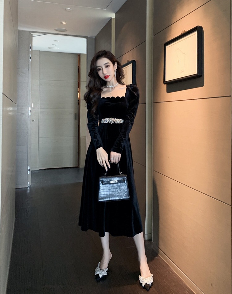 ワンピース ロングワンピース ロング 膝丈 ショート丈 ウエストマーク ハイウエスト ドレス 長袖 ベルベット スクエアカラー シフォン フレア フリル スリット エレガント 清楚感 大人可愛い 大人 ワンピース ロングワンピース ロング 膝丈 ショート丈 ウエストマーク ハイウエスト ドレス 長袖 ベルベット スクエアカラー シフォン フレア フリル スリット エレガント 清楚感 大人可愛い 大人
