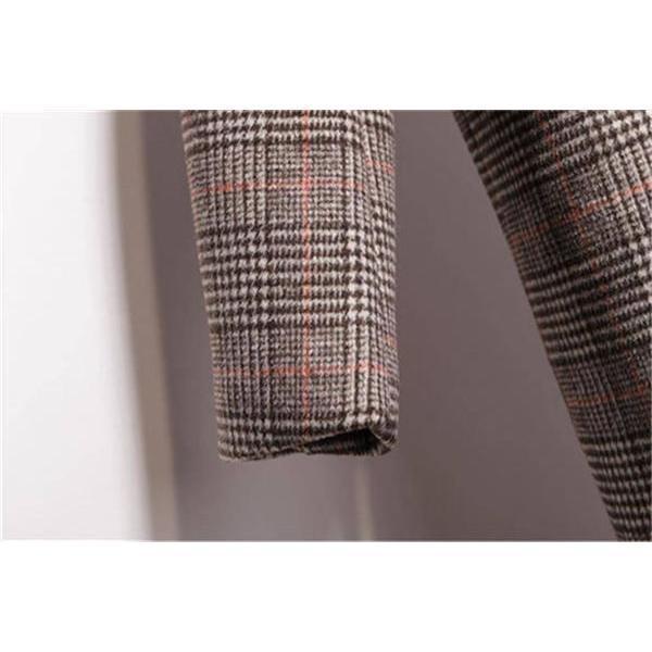 大人の魅力 コート チェスターコート ロングコート チェックコート グレンチェック 千鳥柄 レディースコート 中綿コート アウター レディース オフィス