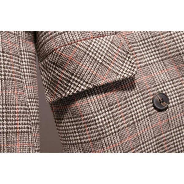 大人の魅力 コート チェスターコート ロングコート チェックコート グレンチェック 千鳥柄 レディースコート 中綿コート アウター レディース オフィス