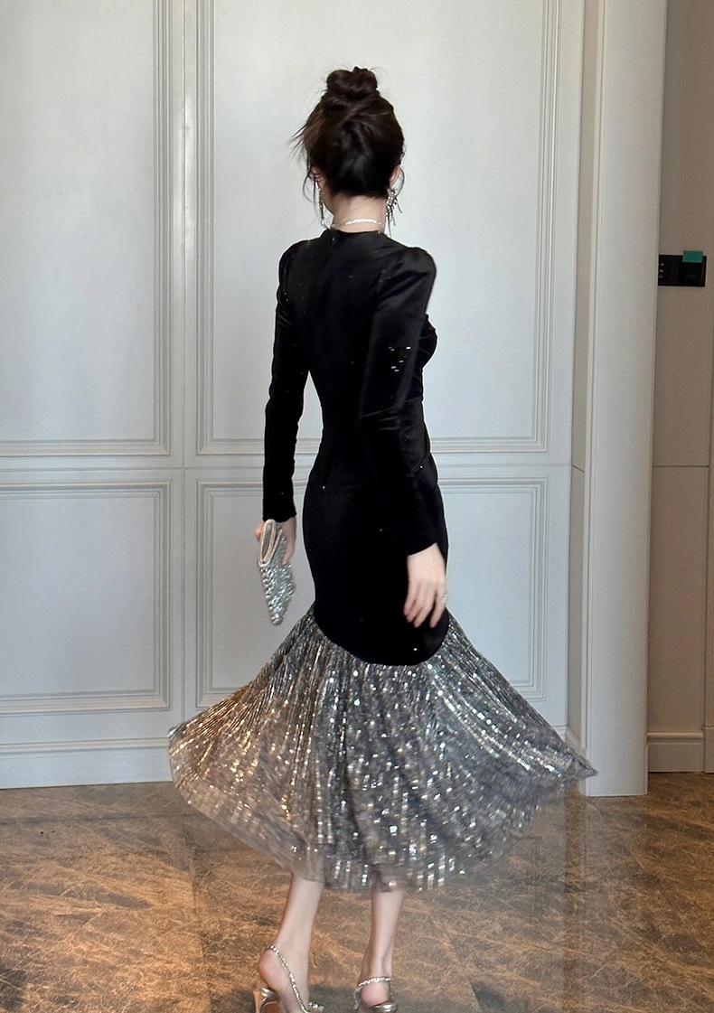 【毎日厳選 】 2025 タイトワンピース 姫系ワンピース シンプル ワンピース インポート ひざ丈 ミドル丈 エレガント 韓国ファッション シンプル Vネック パーティドレス 長袖 お嬢様 セクシー 【毎日厳選 】 2025 タイトワンピース 姫系ワンピース シンプル ワンピース インポート ひざ丈 ミドル丈 エレガント 韓国ファッション シンプル Vネック パーティドレス 長袖 お嬢様 セクシー