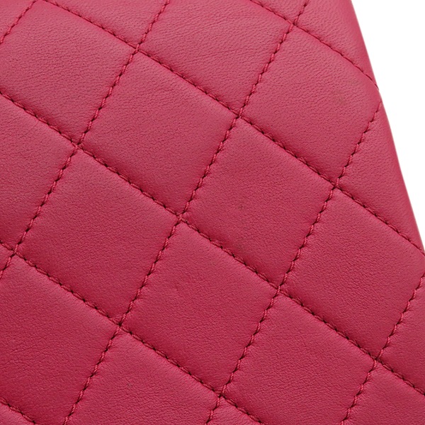 シャネル CHANEL 2WAYバッグ マトラッセ 20 トップハンドル レザー ピンク マットゴールド金具 ピンク ハンドバッグ 30****** 【箱】【中古】