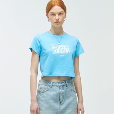 マリテフランソワジルボー　W CLASSIC LOGO CROP TEE マリテフランソワジルボー W CLASSIC LOGO CROP TEE - メルカリ