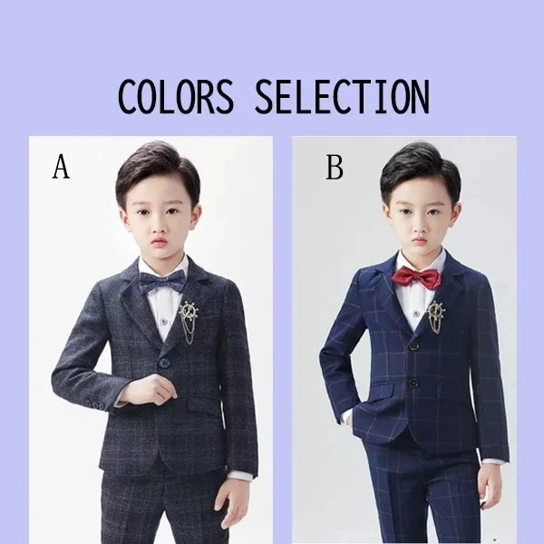 【急速出荷!】キッズスーツ チェク柄 子供スーツ 4点セット フォーマル 七五三スーツ 入学式 入園式 卒業式 発表会 演奏会 紺色 【急速出荷!】キッズスーツ チェク柄 子供スーツ 4点セット フォーマル 七五三スーツ 入学式 入園式 卒業式 発表会 演奏会 紺色