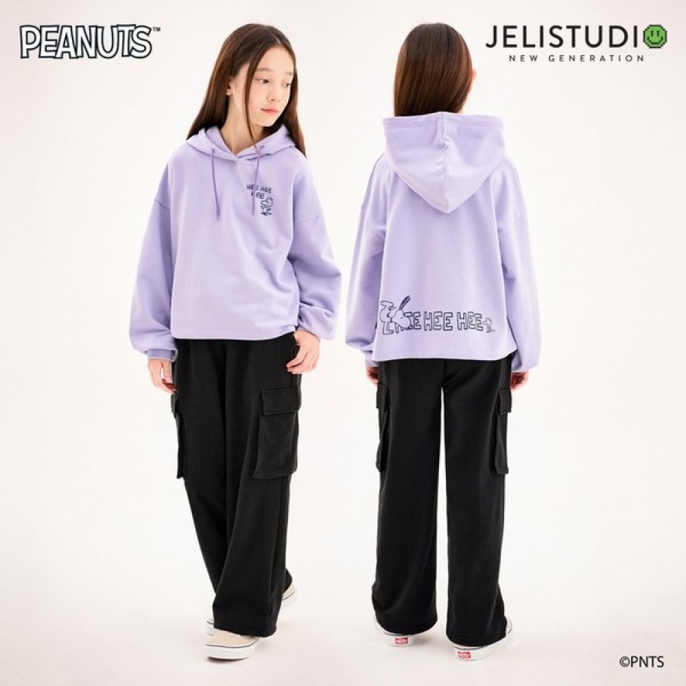 [Jelly Studio] ウッドストックパーカーワイドパンツ上下