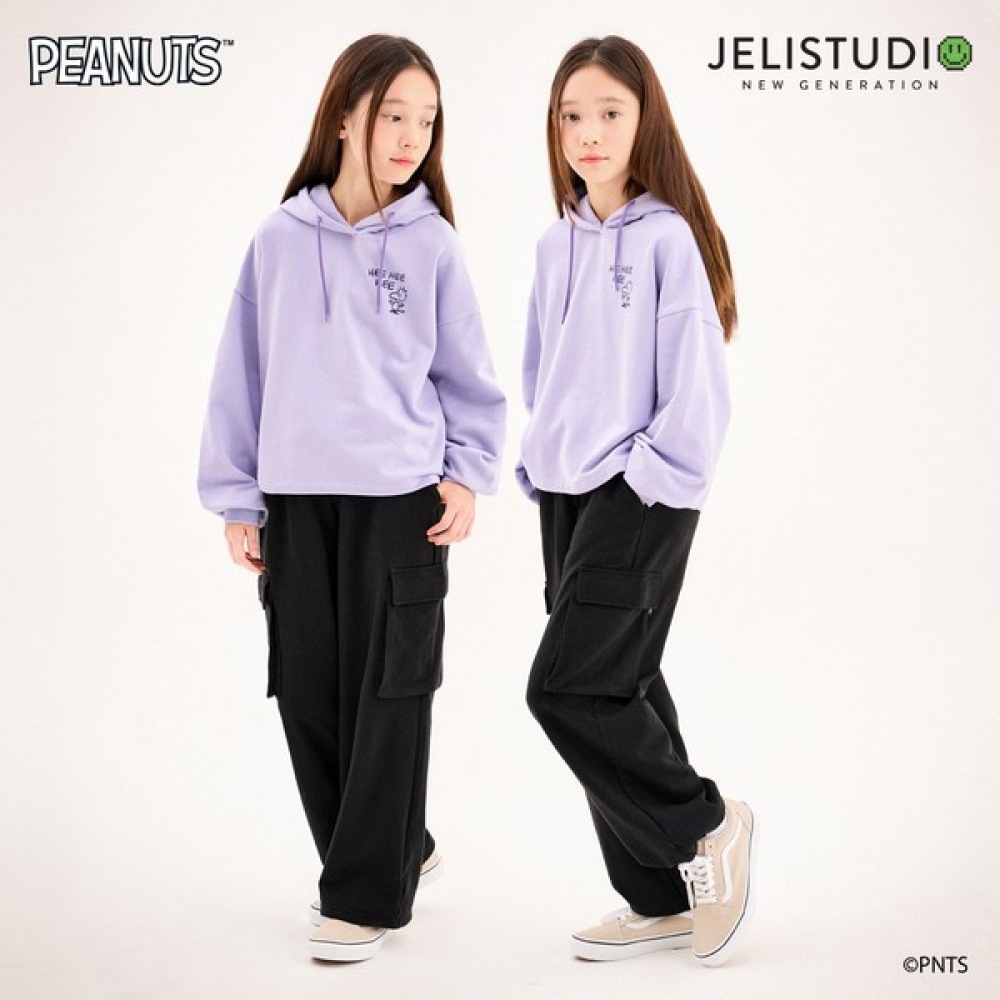 [Jelly Studio] ウッドストックパーカーワイドパンツ上下