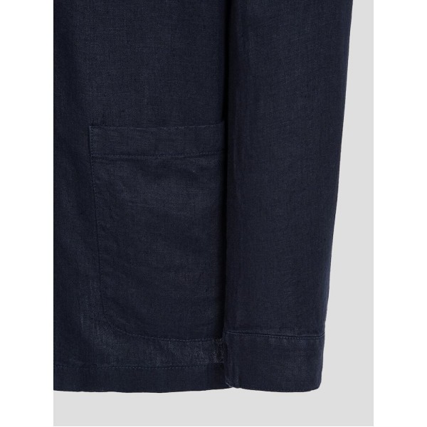 (ロガディス)リネンピグメントウォッシュチョアジャケットネイビー(RY4211P34R) (ロガディス)リネンピグメントウォッシュチョアジャケットネイビー(RY4211P34R)