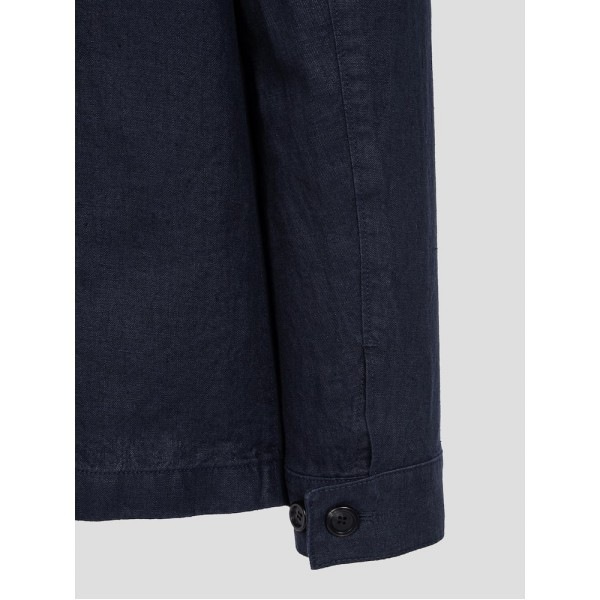 (ロガディス)リネンピグメントウォッシュチョアジャケットネイビー(RY4211P34R) (ロガディス)リネンピグメントウォッシュチョアジャケットネイビー(RY4211P34R)