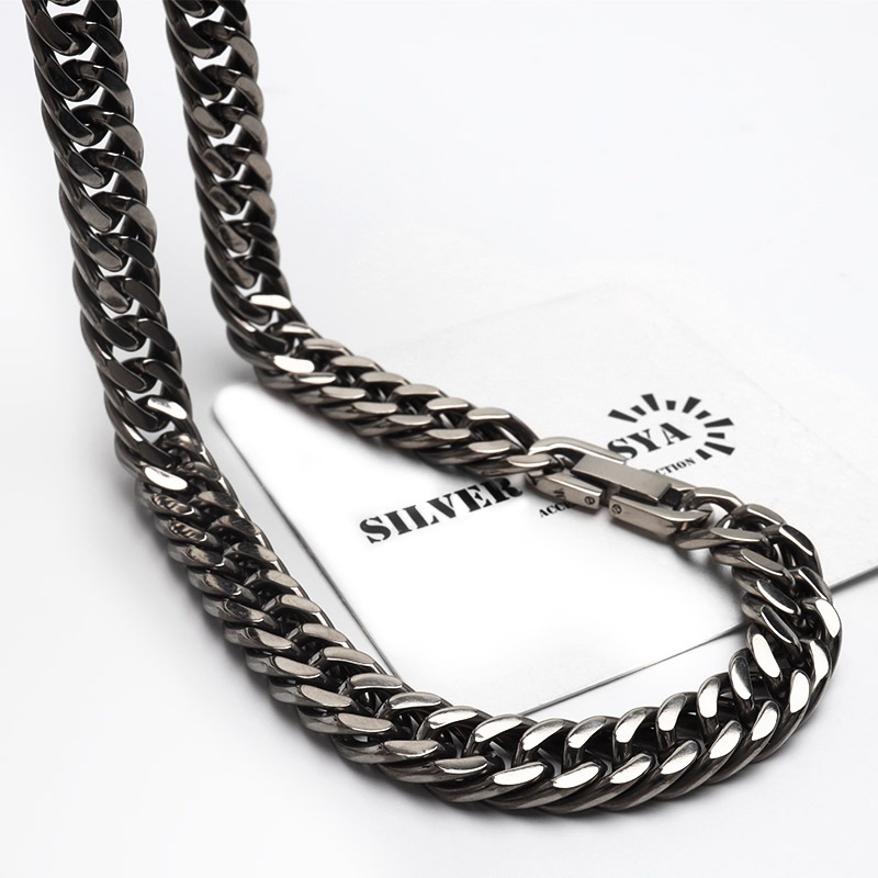 純チタン製 ダブル喜平チェーンネックレス [n1019-s]