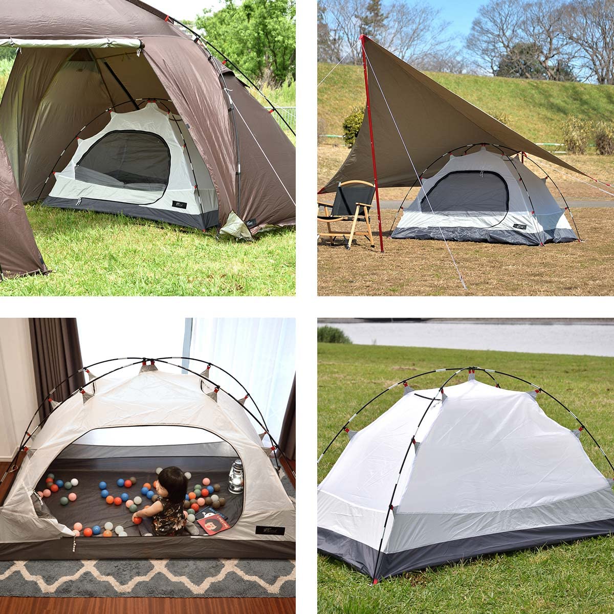 FIELDOOR カンガルーテント100 インナー コンパクト 軽量 収納 大型 シェルター トンネル 2ルーム キャンプ アウトドア 屋内 ソロ FIELDOOR カンガルーテント100 インナー コンパクト 軽量 収納 大型 シェルター トンネル 2ルーム キャンプ アウトドア 屋内 ソロ