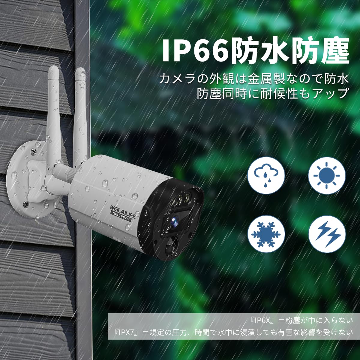 【双方向通話・ダブルアンテナ信号強化・130 超広角】防犯カメラセット 防犯カメラシステム 防犯カメラ ワイヤレス 屋外 防犯カメラシステム防犯カメラ 防犯カメラ ワイヤレス 屋外 ワイヤレス防犯カメ