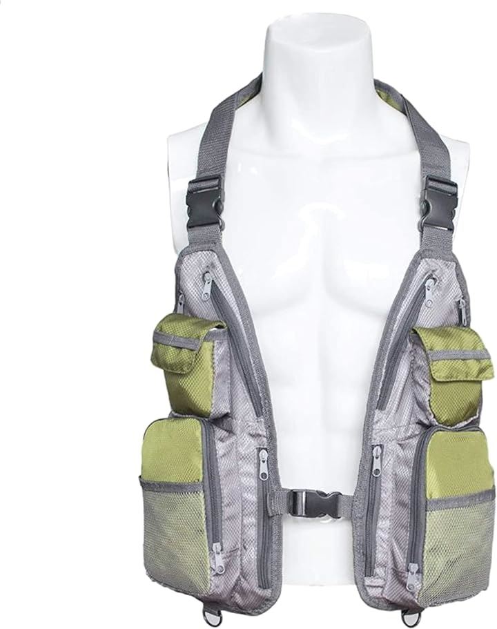 フィッシングベスト 釣り 渓流 軽量 渓流釣り 通気( カーキ, Free Size) フィッシングベスト 釣り 渓流 軽量 渓流釣り 通気( カーキ, Free Size)