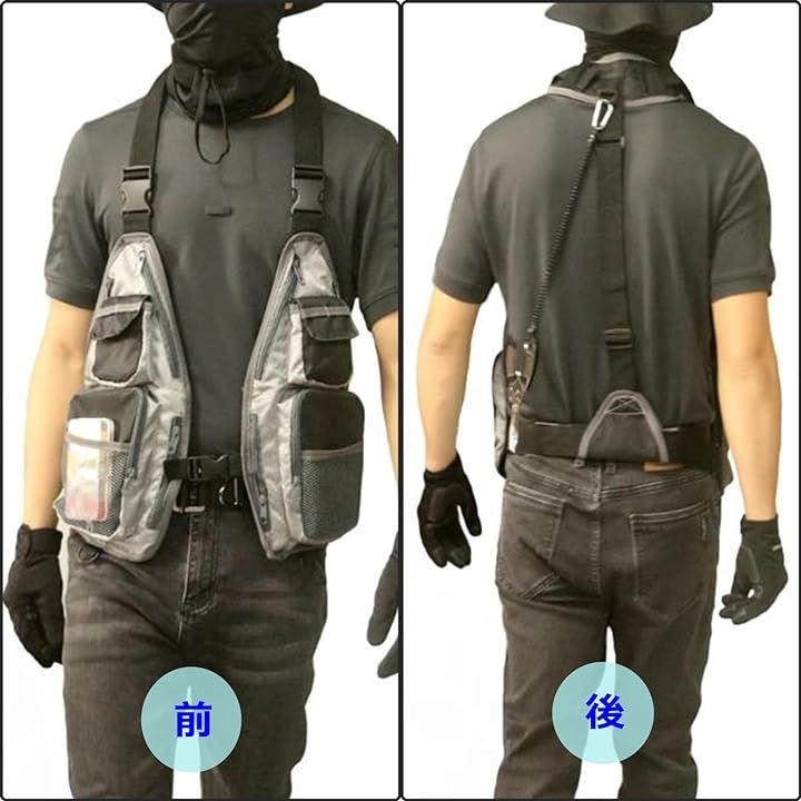 フィッシングベスト 釣り 渓流 軽量 渓流釣り 通気( カーキ, Free Size) フィッシングベスト 釣り 渓流 軽量 渓流釣り 通気( カーキ, Free Size)