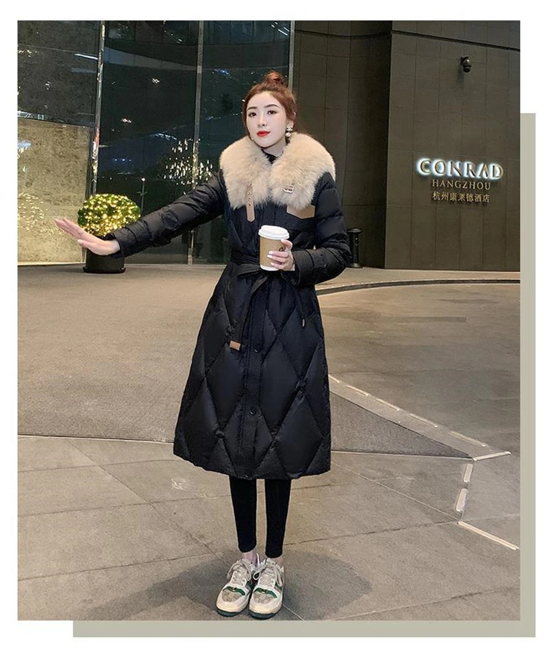 大人気 3色 韓国 ファッション ダウンコート 大きいサイズ ダウンジャケット ロングコート 韓国 コート レディース服 コットン ダウン コート レディース アウター ダウン 韓国